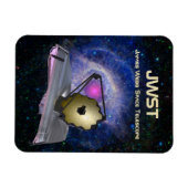 Magnet Flexible James Webb Télescope spatial JWST (Horizontal)