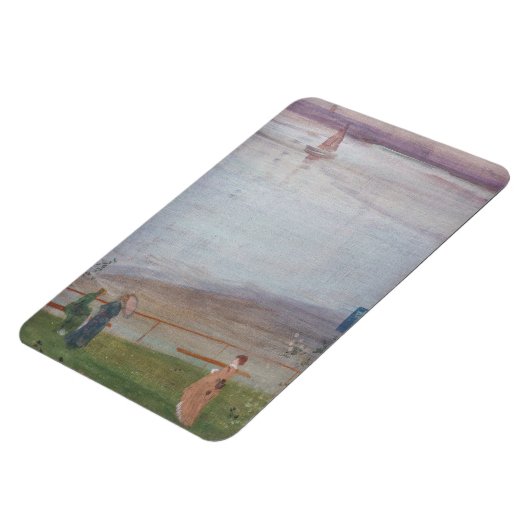 Magnet Flexible James Whistler - Variations en violet et vert (Côté Gauche)