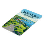 Magnet Flexible Jamestown Rhode Island (Côté Gauche)