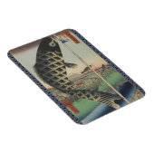 Magnet Flexible Japonais Koi Fish Festival Drapeau Antique (Côté Droit)