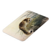 Magnet Flexible Japonais Print Cat by the Water (Côté Gauche)