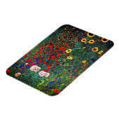 Magnet Flexible Jardin aux fleurs Gustav Klimt (Côté Gauche)