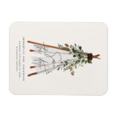 Magnet Flexible Jardin botanique bohème moderne teepee (Horizontal)