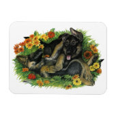 Magnet Flexible Jardin de chiots (Horizontal)