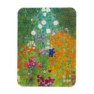 Magnet Flexible Jardin de fleurs par Gustav Klimt,aimant