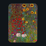 Magnet Flexible Jardin de la ferme Gustav Klimt avec l'aimant des<br><div class="desc">Jardin de la ferme Gustav Klimt avec aimant des tournesols. Peinture à l'huile sur toile de 1905-06. Bien que Klimt soit le plus reconnu pour sa période d'or qui a produit des oeuvres classiques comme The Kiss et Portrait of Adele Bloch Bauer, l'artiste a également produit quelques peintures de paysage...</div>