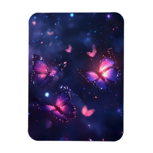 Magnet Flexible Jardin de papillons nocturnes célestes