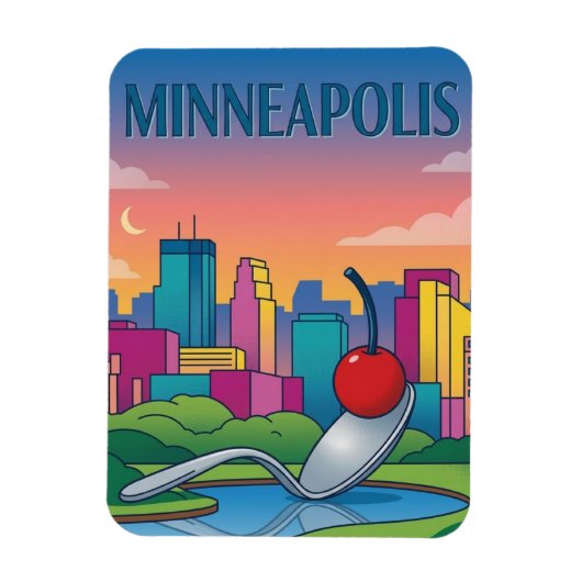 Magnet Flexible Jardin de sculptures de Minneapolis (Vertical)