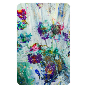 Magnet Flexible Jardin des colibris Peinture abstraite