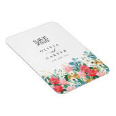 Magnet Flexible Jardin des fleurs Mariage Fleur sauvage Enregistre (Côté Droit)