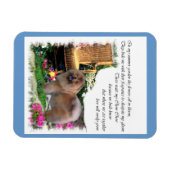 Magnet Flexible Jardin d'été Chow Chow (Horizontal)
