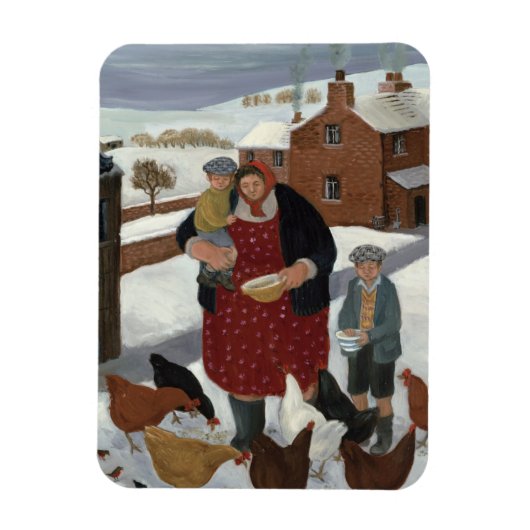 Magnet Flexible Jardin en hiver (Vertical)