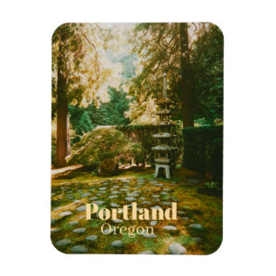 Magnet Flexible Jardin Japonais, Portland, Oregon Souvenir