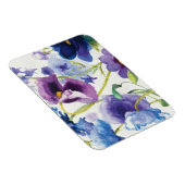 Magnet Flexible Jardin mixte bleu et violet (Côté Droit)
