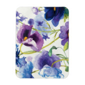 Magnet Flexible Jardin mixte bleu et violet (Vertical)