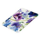 Magnet Flexible Jardin mixte bleu et violet (Côté Gauche)