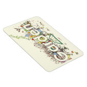 Magnet Flexible Jardin Word Art Mare Drôle Jardinage Typographie (Côté Droit)