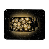 Magnet Flexible Jarre De lucioles Avec Étoiles De Nuit (Horizontal)