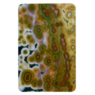 Magnet Flexible Jasper d'océan de couleur jaune