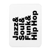 Magnet Flexible Jazz & Soul & Funk & Hip hop (Vertical)
