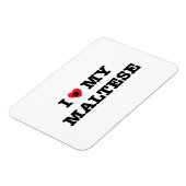 Magnet Flexible J'Coeur Mon Maltais (Côté Gauche)