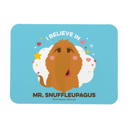 Magnet Flexible Je Crois En M. Snuffleupagus (Horizontal)