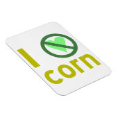 Magnet Flexible Je déteste le maïs (Côté Droit)