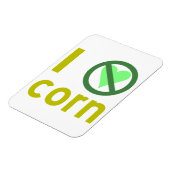 Magnet Flexible Je déteste le maïs (Côté Gauche)