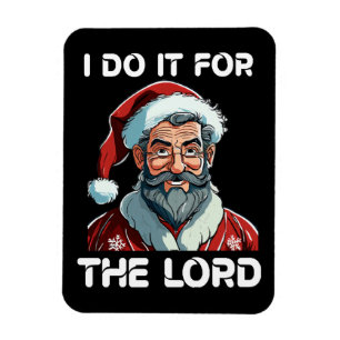 Magnet Flexible Je le fais pour le Seigneur Cadeau de Noël chrétie