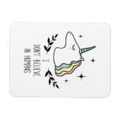 Magnet Flexible Je ne crois pas aux humains (Horizontal)