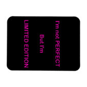 MAGNET FLEXIBLE JE NE SUIS PAS PARFAIT MAIS JE SUIS LIMITÉE ÉDITIO (Horizontal)