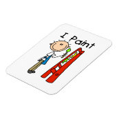 Magnet Flexible Je peins (Côté Gauche)