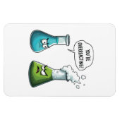 Magnet Flexible Je pense que vous surréagissez à la science Nerd a (Horizontal)