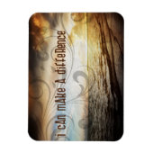 Magnet Flexible "Je peux faire une différence" Motivation Affirmat (Vertical)