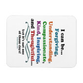 Magnet Flexible Je peux pardonner (Horizontal)