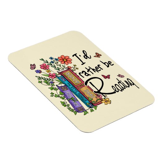 Magnet Flexible Je préfère lire (Côté Droit)