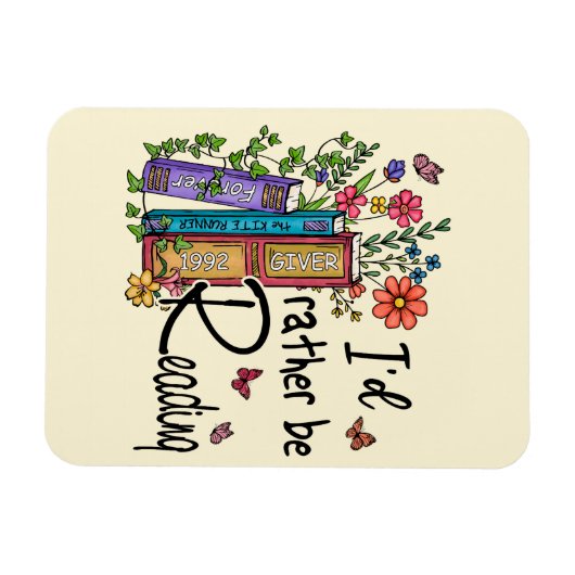 Magnet Flexible Je préfère lire (Horizontal)