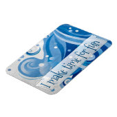 Magnet Flexible "Je prends le temps de m'amuser" Affirmation de mo (Côté Gauche)
