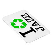 Magnet Flexible Je Recycle Le Jazz (Côté Droit)
