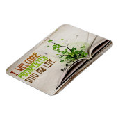 Magnet Flexible "Je salue la prospérité" Motivation Affirmation Fl (Côté Gauche)