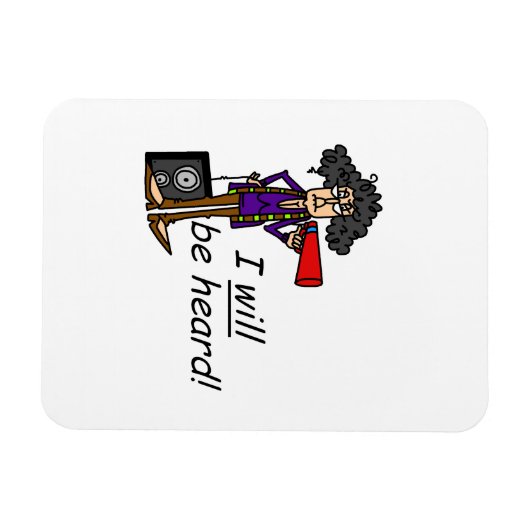 Magnet Flexible Je Serai Entendu (Horizontal)