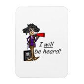 Magnet Flexible Je Serai Entendu (Vertical)