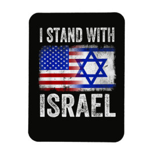 Magnet Flexible Je suis avec Israël