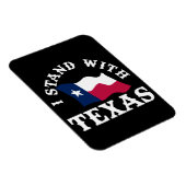 Magnet Flexible Je suis avec le Texas (Côté Droit)
