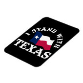 Magnet Flexible Je suis avec le Texas (Côté Gauche)