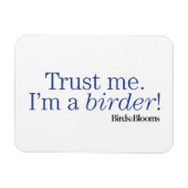 Magnet Flexible Je suis Birder (Horizontal)