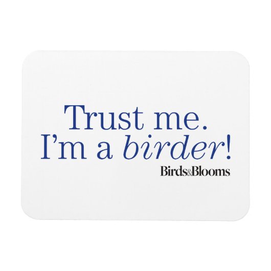 Magnet Flexible Je suis Birder (Horizontal)