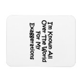 Magnet Flexible Je suis connu dans le monde entier (Horizontal)