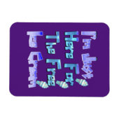 Magnet Flexible Je suis juste ici pour la crème glacée gratuite, d (Horizontal)