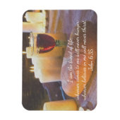 Magnet Flexible Je suis l'aimant du pain de vie (Vertical)